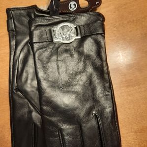 Womens Michael Kors Leather Gloves NWT sz large